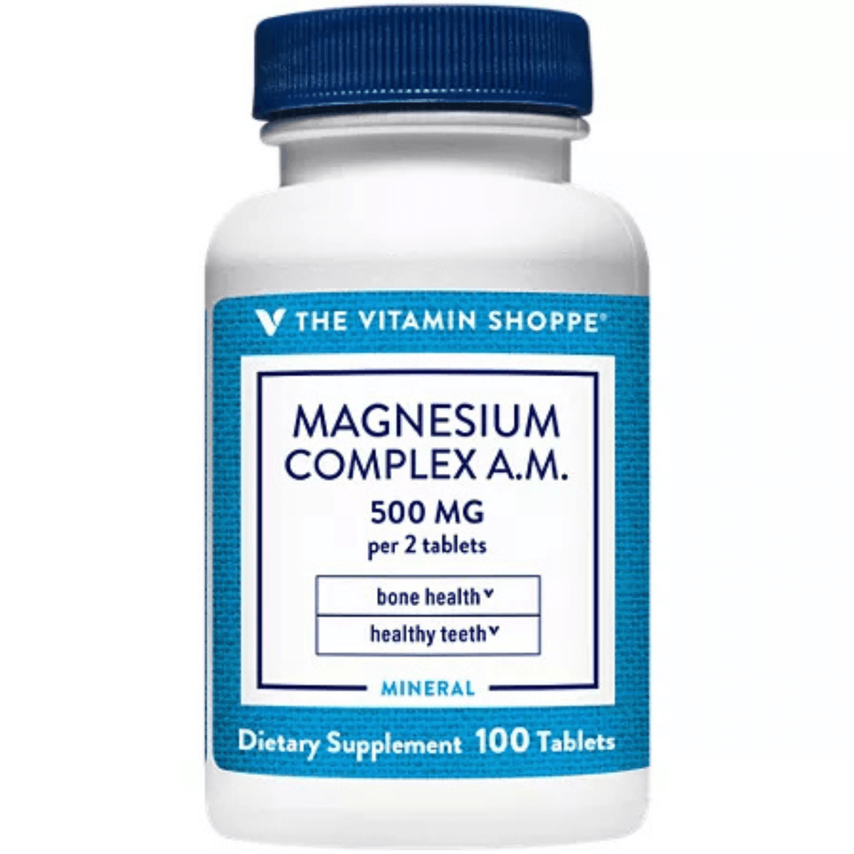The Vitamin Complejo de Citrato de Magnesio A.M 500 mg 100 tabletas