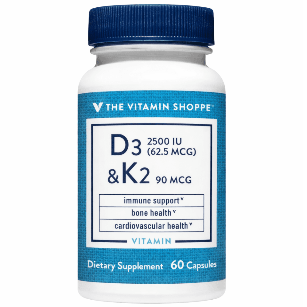 The Vitamin D3 2500 IU & K2 60 cápsulas
