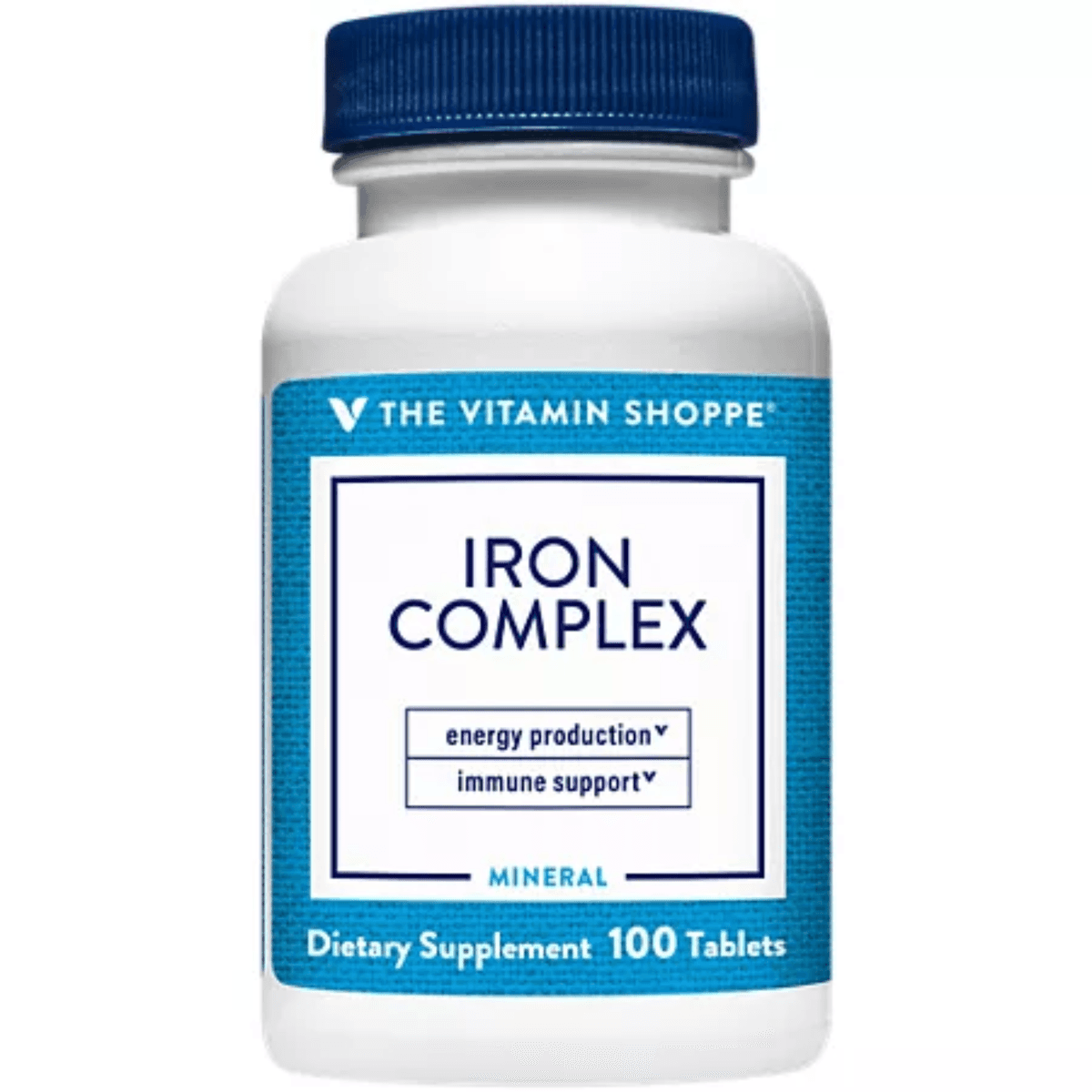 The Vitamin Shoppe Iron Complex 100 tablets