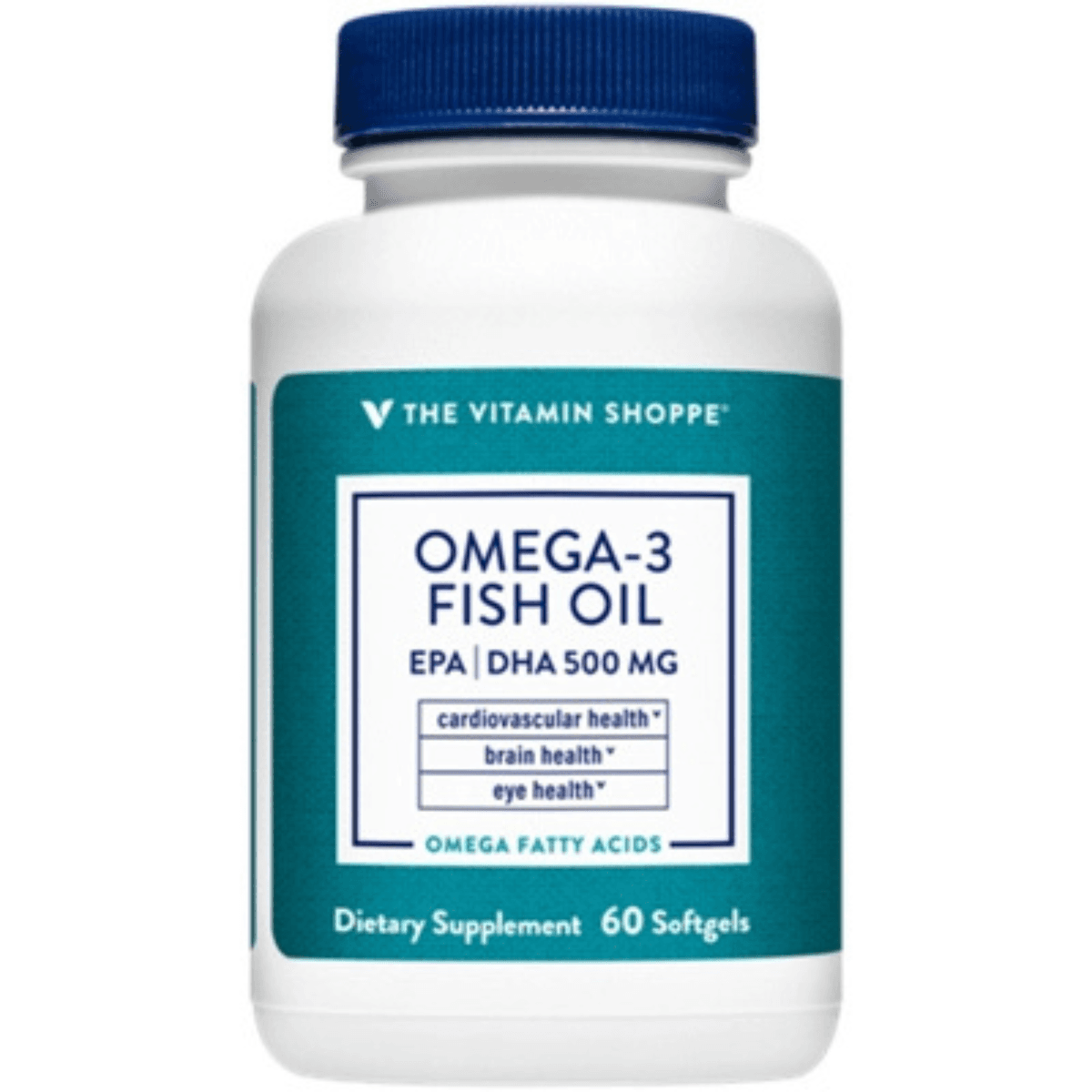 The Vitamin Shoppe Omega 3 Fish Oil EPA | DHA 500mg 60 softgels