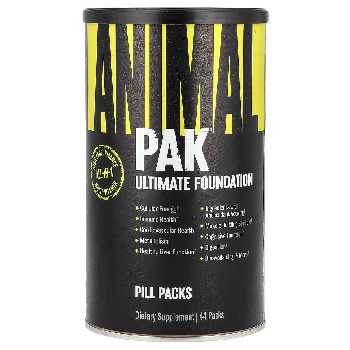 Universal Nutrition Animal Pak Ultimate Foundation The True Original 44 Doses