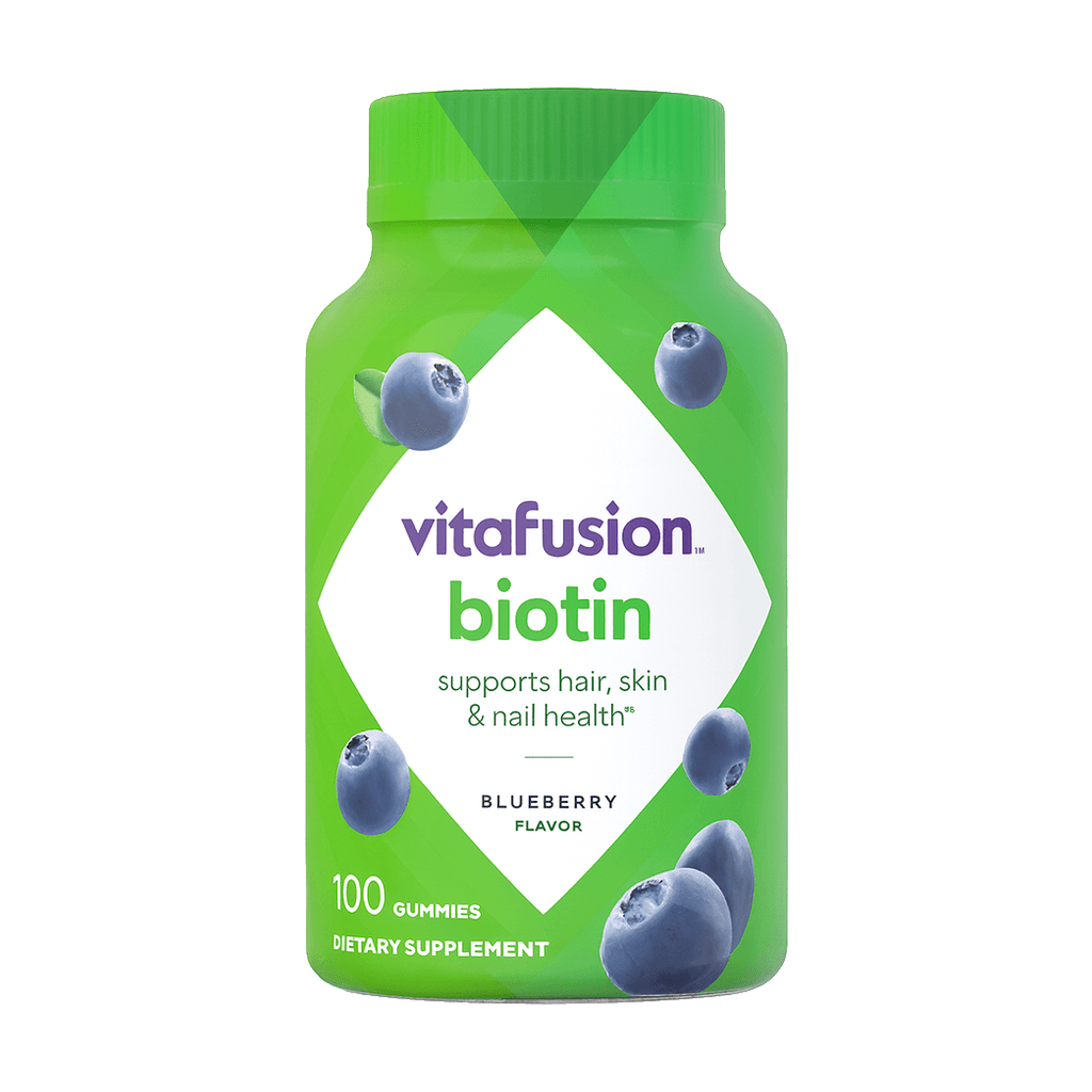 Vitafusion Biotin 100 Gummies | Blueberry flavor