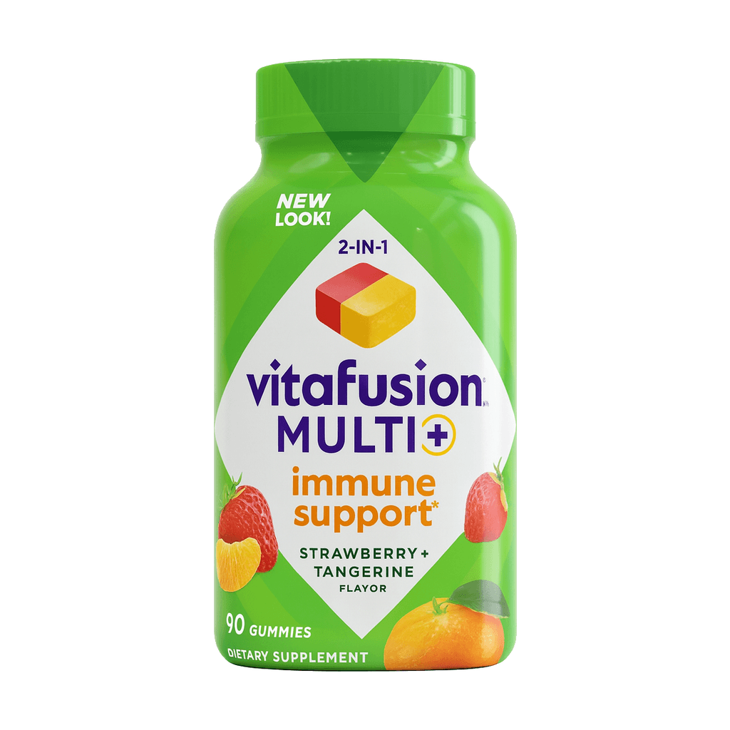 Vitafusion Multi+ Immune Support Strawberry Tangerine 90 Gummies
