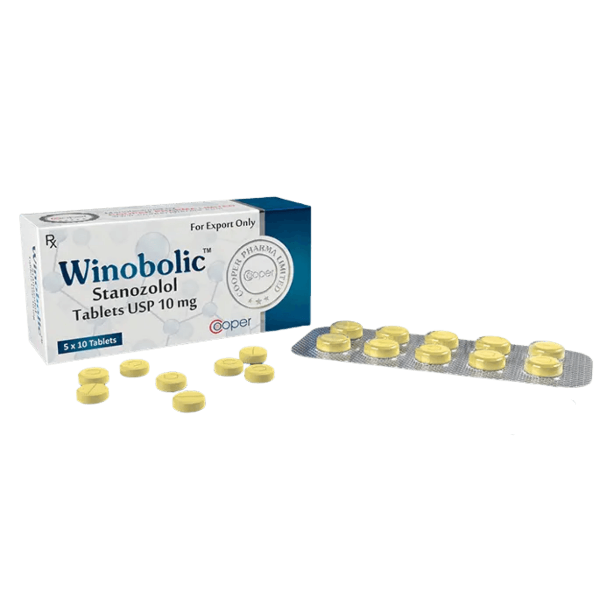 Winobolic Stanozolol Pro 10mg – 50 Comprimidos