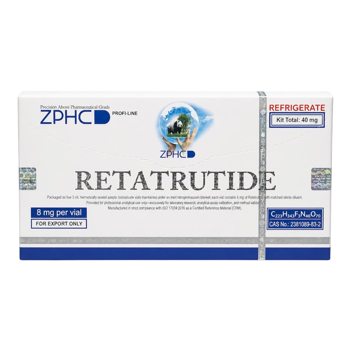 ZPHC Retatrutide 40mg
